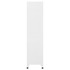 Ormarić s ključem bijeli 90 x 45 x 180 cm čelični 339804