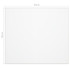 Zaštita za stol mat 90 x 90 cm 2 mm PVC 288278