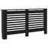 Pokrov za radijator crni 152 x 19 x 81 cm MDF 288186