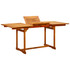 Vrtni blagovaonski stol (120-170) x 80 x 75 cm od drva bagrema 316568