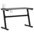 Igraći stol LED u obliku slova Z crni 110 x 60 x 75 cm 325420