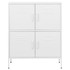 Ormarić za pohranu bijeli 80 x 35 x 101,5 cm čelični 336143 Ormarić za pohranu bijeli 80 x 35 x 101,5 cm čelični 336143