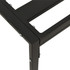 Vrtni stolić za kavu crni 60 x 60 x 35 cm čelični 362726