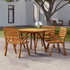 Vrtni stol 110 x 110 x 75 cm od masivnog bagremovog drva 363305