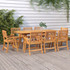 Vrtni stol 200 x 90 x 75 cm od masivnog bagremovog drva 363309