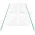 Staklenik s čeličnim okvirom bijeli 12 m² 6 x 2 x 2,85 m 364091 Staklenik s čeličnim okvirom bijeli 12 m² 6 x 2 x 2,85 m 364091