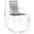 Vrtne stolice 2 kom crne 58 x 59 x 85,5 cm od PVC ratana 312173