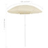 Vrtni suncobran s čeličnom šipkom 180 cm boja pijeska 315537 Vrtni suncobran s čeličnom šipkom 180 cm boja pijeska 315537