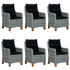 7-dijelni vrtni blagovaonski set svjetlosivi 3067854