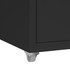 Mobilni ormarić za spise crni 28 x 41 x 69 cm metalni 335918