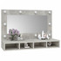 Kupaonski ormarić s LED ogledalom boja betona 90 x 31,5 x 62 cm 808895 Kupaonski ormarić s LED ogledalom boja betona 90 x 31,5 x 62 cm 808895
