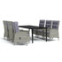 7-dijelni vrtni blagovaonski set s jastucima sivo-crni 3099363