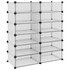 Stalak za cipele prozirni 94,5 x 36,5 x 106 cm PP 340564