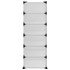 Stalak za cipele prozirni 94,5 x 36,5 x 106 cm PP 340564