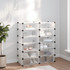 Stalak za cipele prozirni 94,5 x 36,5 x 106 cm PP 340564