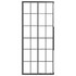 Tuš-kabina matirana ESG 80 x 70 x 180 cm crna 151860