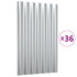 Krovni paneli 36 kom čelik obložen prahom srebrni 60 x 36 cm 319132 Krovni paneli 36 kom čelik obložen prahom srebrni 60 x 36 cm 319132