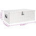Kutija za pohranu srebrna 90 x 47 x 33,5 cm aluminijska 152254