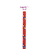 Brodski konop crveni 8 mm 250 m od polipropilena 152398