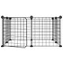 Kavez za ljubimce s 8 panela i vratima crni 35 x 35 cm čelični 171622 Kavez za ljubimce s 8 panela i vratima crni 35 x 35 cm čelični 171622