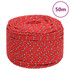 Brodski konop crveni 8 mm 50 m od polipropilena 152396