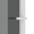 Unutarnja vrata 76 x 201,5 cm Bijela od ESG stakla i aluminija 350584