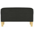 Klupa crna 70x35x41 cm od tkanine 349371