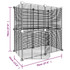 Kavez za ljubimce s 12 panela i vratima crni 35 x 35 cm čelični 3114036 Kavez za ljubimce s 12 panela i vratima crni 35 x 35 cm čelični 3114036
