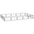 Ograda za pse s 16 panela crna 100 x 50 cm čelik obložen prahom 3115969