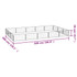 Ograda za pse s 16 panela crna 100 x 50 cm čelik obložen prahom 3115969