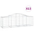 Lučne gabionske košare 13 kom 200x50x60/80 cm pocinčano željezo 3145609 Lučne gabionske košare 13 kom 200x50x60/80 cm pocinčano željezo 3145609