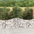 Lučne gabionske košare 9 kom 200x50x60/80 cm pocinčano željezo 3145605