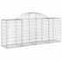 Lučne gabionske košare 12 kom 200x50x80/100cm pocinčano željezo 3146309 Lučne gabionske košare 12 kom 200x50x80/100cm pocinčano željezo 3146309