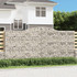 Lučne gabionske košare 3 kom 400x50x180/200cm pocinčano željezo 3147049 Lučne gabionske košare 3 kom 400x50x180/200cm pocinčano željezo 3147049