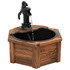 Vodena fontana s crpkom 57 x 57 x 53 cm od masivne jelovine 363335