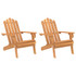 Vrtne stolice Adirondack 2 kom od masivnog bagremovog drva 3145014