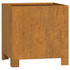 Sadilice s nogama 2 kom boja hrđe 32x30x33 cm od čelika COR-TEN 823679
