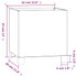Sadilice s nogama 2 kom boja hrđe 32x30x33 cm od čelika COR-TEN 823679