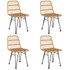 5-dijelni vrtni blagovaonski set od poliratana 3157876
