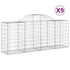 Lučne gabionske košare 9 kom 200x50x80/100 cm pocinčano željezo 3146306 Lučne gabionske košare 9 kom 200x50x80/100 cm pocinčano željezo 3146306