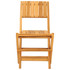 Sklopive vrtne stolice 2 kom 47x61x90 cm od masivne tikovine 362759