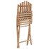 5-dijelni sklopivi vrtni blagovaonski set od bambusa 3063979