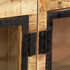 Komoda smeđe-crna 160x30x80 cm od masivnog grubog drva manga 247994 Komoda smeđe-crna 160x30x80 cm od masivnog grubog drva manga 247994