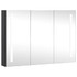 LED kupaonski ormarić s ogledalom 89 x 14 x 62 cm 325544 LED kupaonski ormarić s ogledalom 89 x 14 x 62 cm 325544