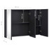 LED kupaonski ormarić s ogledalom 89 x 14 x 62 cm 325544 LED kupaonski ormarić s ogledalom 89 x 14 x 62 cm 325544