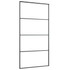 Klizna vrata od aluminija i stakla ESG 102,5 x 205 cm crna 149481