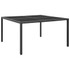 Vrtni stol antracit 130 x 130 x 72 cm od čelika i stakla 313093