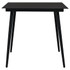 5-dijelni vrtni blagovaonski set od PVC ratana crni 3060268