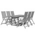7-dijelni vrtni blagovaonski set od masivnog bagremovog drva 3079648