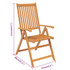7-dijelni vrtni blagovaonski set od masivnog bagremovog drva 3079646